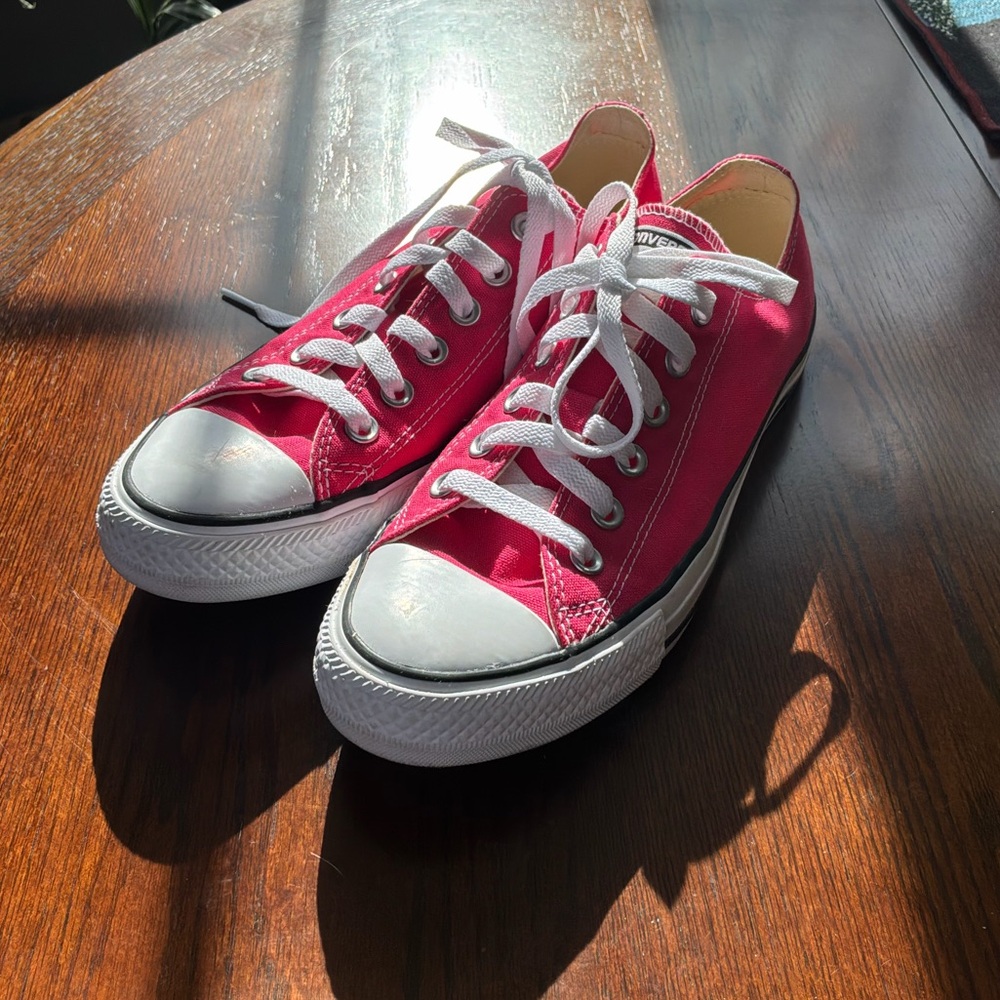 Converse All-Star Women's Sneakers in Pink and White